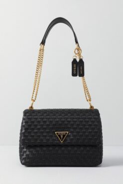 Guess Libset Convertible Crossbody Flap Shoulder Bag With Box DustBag