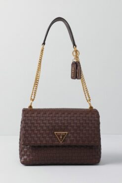 Guess Libset Convertible Crossbody Flap Shoulder Bag With Box DustBag