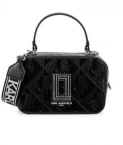 Karl Lagerfeld Paris Simone Camera Sling Bag With Box DustBag SlingBelt