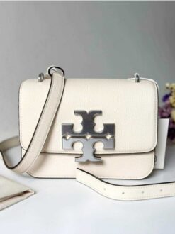 Tory Burch Eleanor Shoulder Bag With Box & Dust Bag & Sling Belt