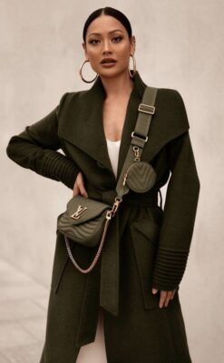 Louis Vuitton LV Multi Pochette Wave With OG Box Dust Bag & Extra Shoulder Strap (Green -1070)